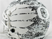 Oregon Ducks White Camouflage Spring Game Helmets
