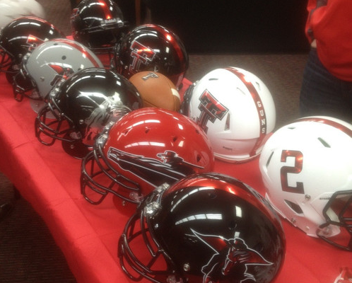 Texas Tech New Football Helmets