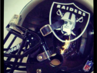 Oakland Raiders Black Alternate Helmet