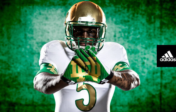 2013 Notre Dame Adidas Shamrock Series TECHFIT Uniforms